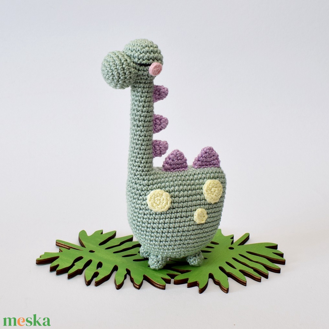 Horgolt dinó, dinoszaorusz - játék & sport - plüssállat & játékfigura - más figura - Meska.hu Horgolt dinó, dinoszaorusz - játék & sport - plüssállat & játékfigura - más figura - Meska.hu