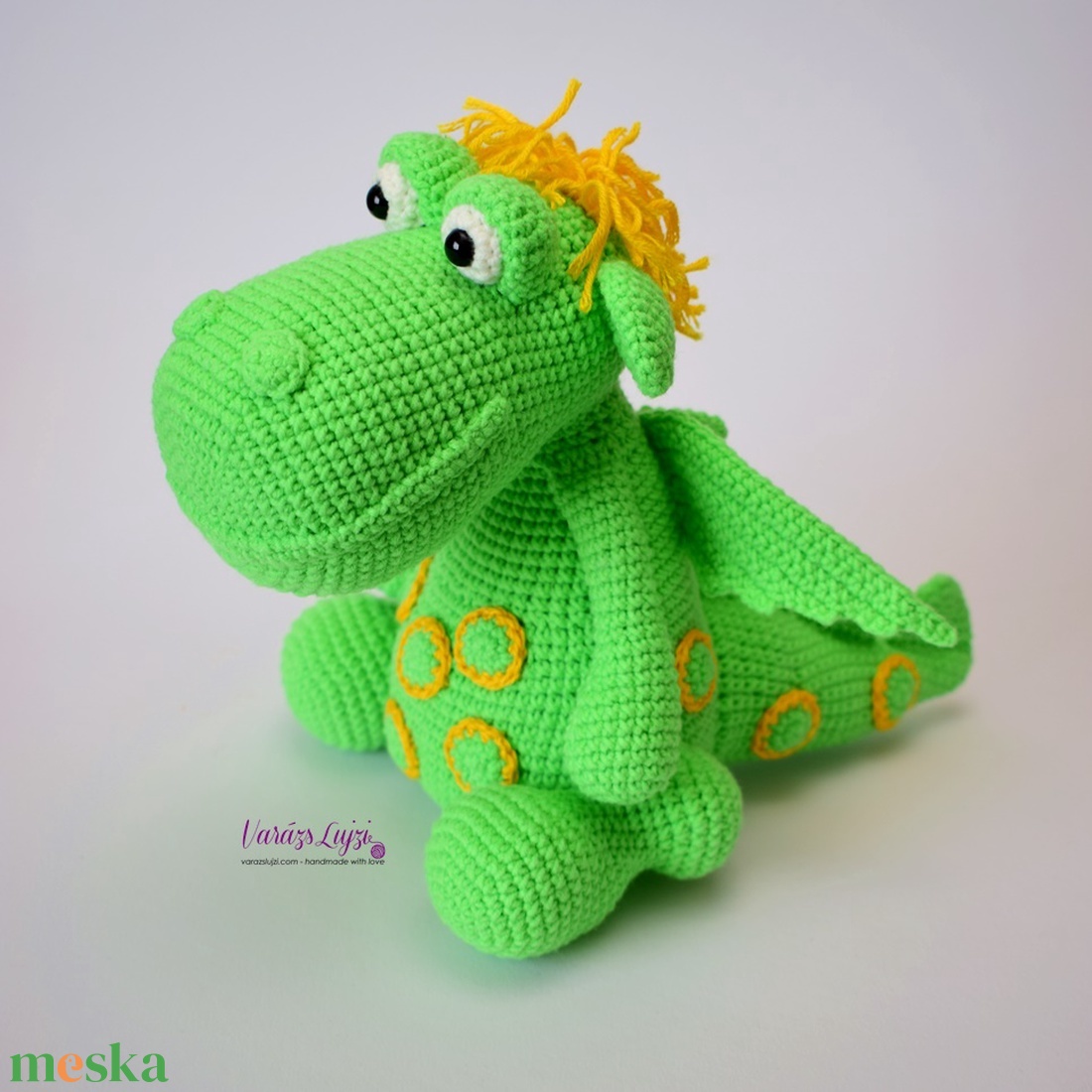Horgolt Amigurumi Sárkány baba -  - Meska.hu