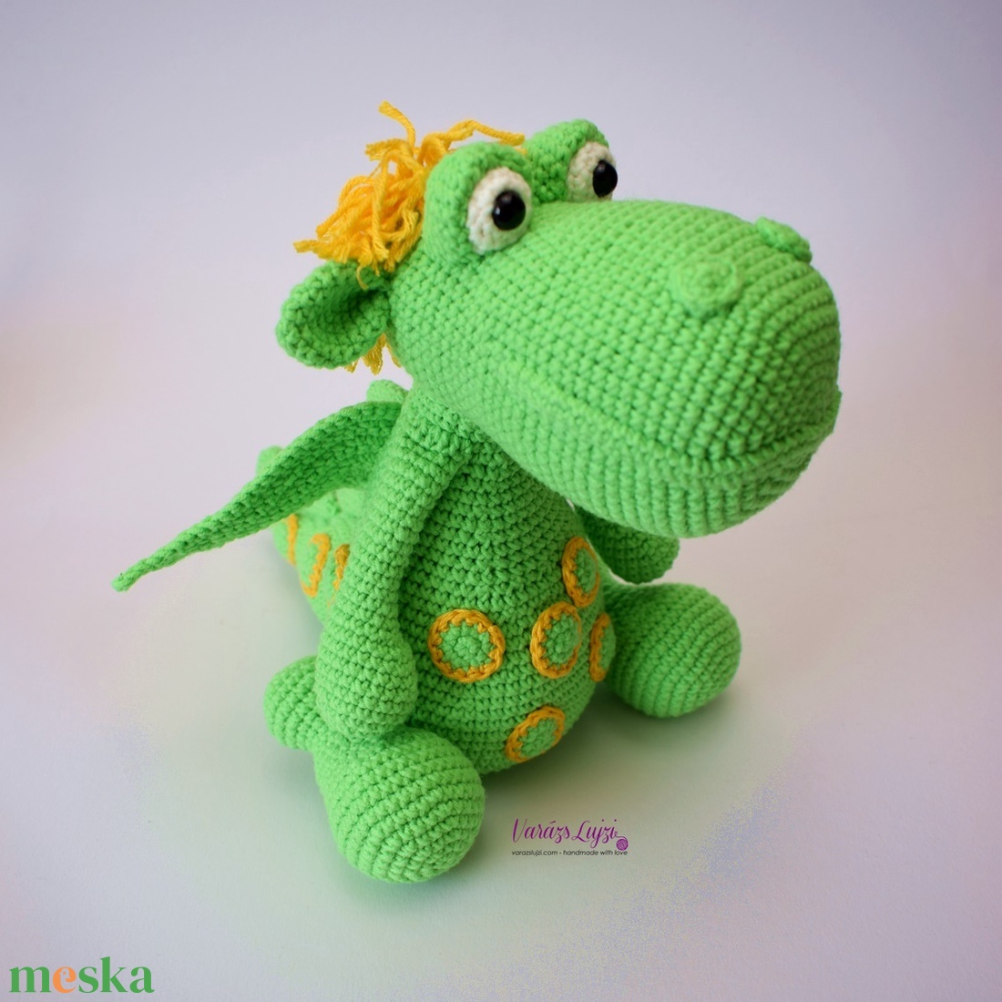 Horgolt Amigurumi Sárkány baba -  - Meska.hu