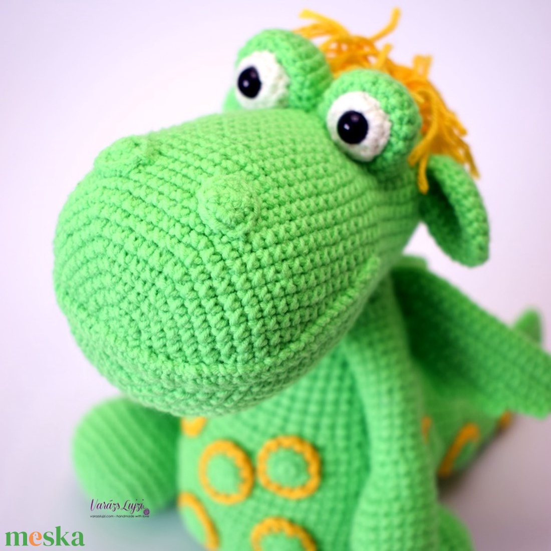 Horgolt Amigurumi Sárkány baba -  - Meska.hu
