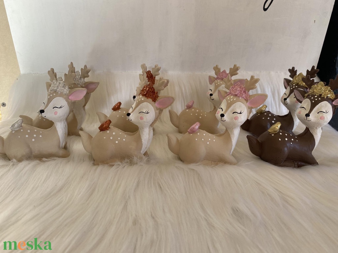 Őzike - karácsony - adventi díszek - adventi asztaldísz - Meska.hu