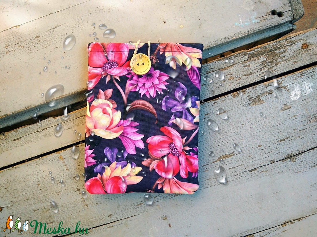 LÓTUSZVIRÁG Vízálló Kindle e-book olvasó tartó választható méret oasis kindle takaró  - táska & tok - ebook & tablet tok - Meska.hu