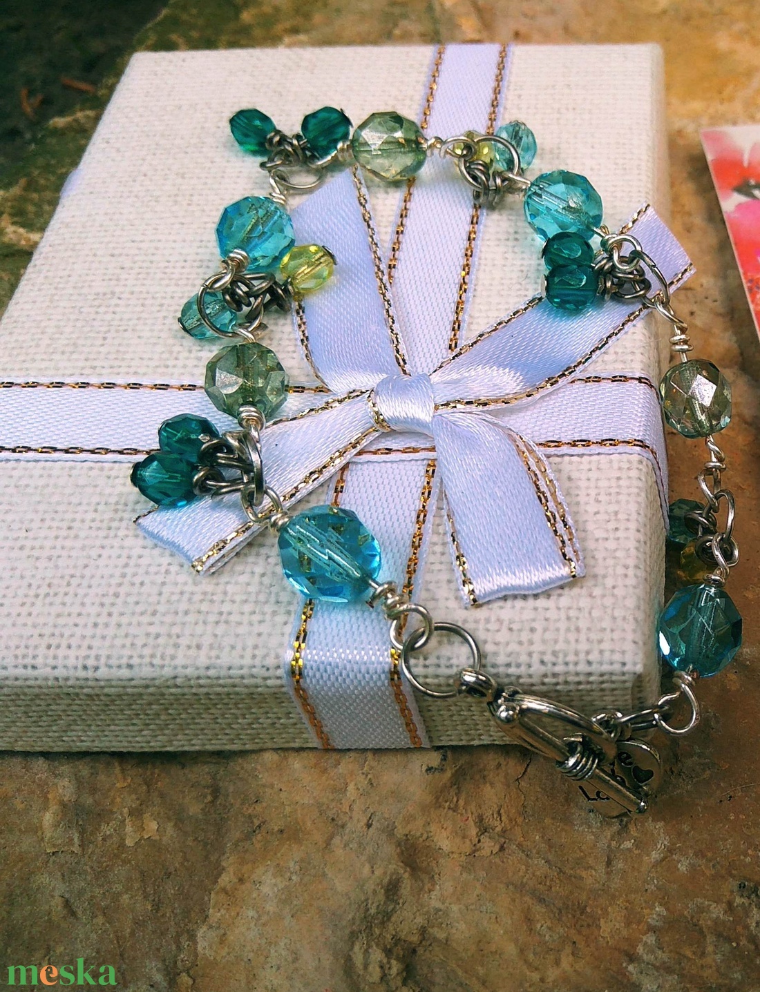 Szülőköszöntő ajándék , örömanya karkötő, örömanya ajándék - esküvő - emlék & ajándék - szülőköszöntő ajándék - Meska.hu