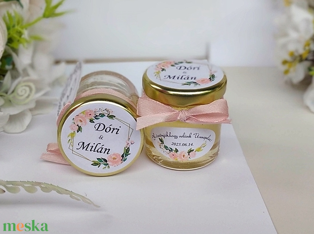 Rose gold Álomszép Esküvői mézes köszönet ajándék, mézes köszönetajándék fehér alapon - esküvő - emlék & ajándék - köszönőajándék - Meska.hu Rose gold Álomszép Esküvői mézes köszönet ajándék, mézes köszönetajándék fehér alapon - esküvő - emlék & ajándék - köszönőajándék - Meska.hu
