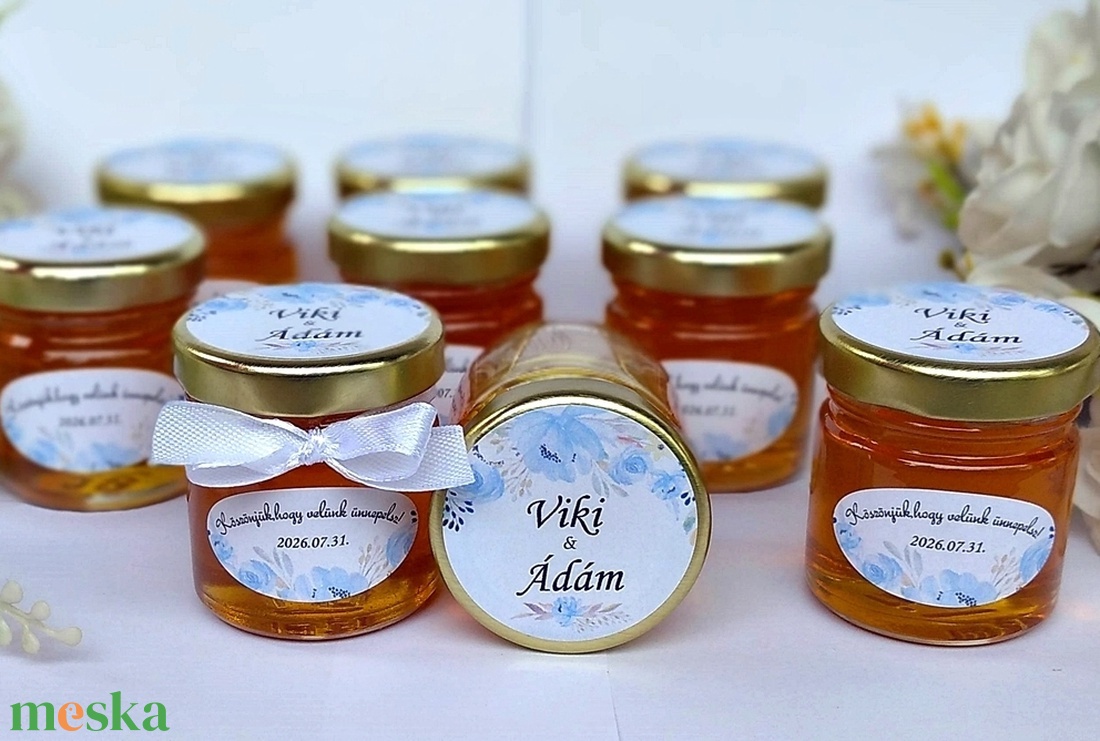 Álomszép Esküvői mézes köszönet ajándék, mézes köszönetajándék , mézes köszönő ajándék , - esküvő - emlék & ajándék - köszönőajándék - Meska.hu