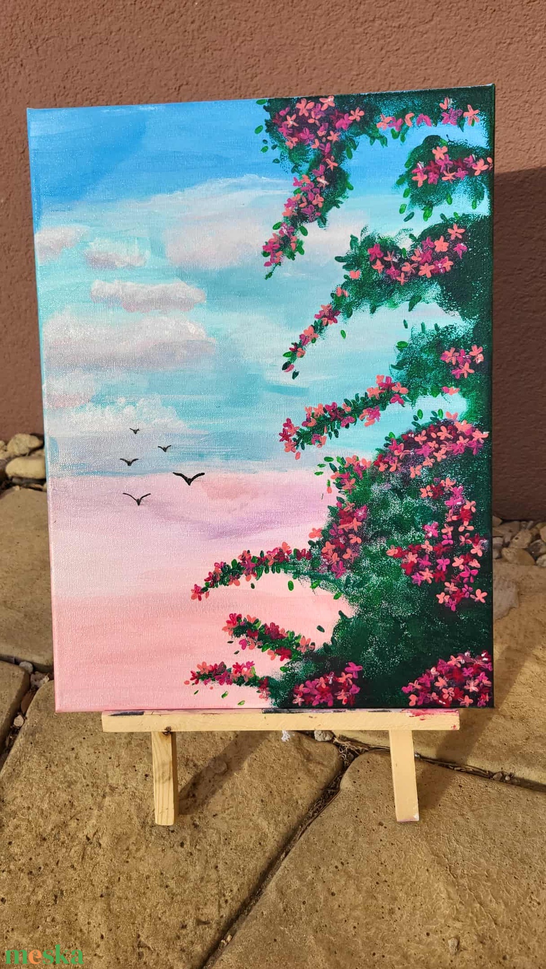 Az ég kertje. - művészet - festmény - akril - Meska.hu