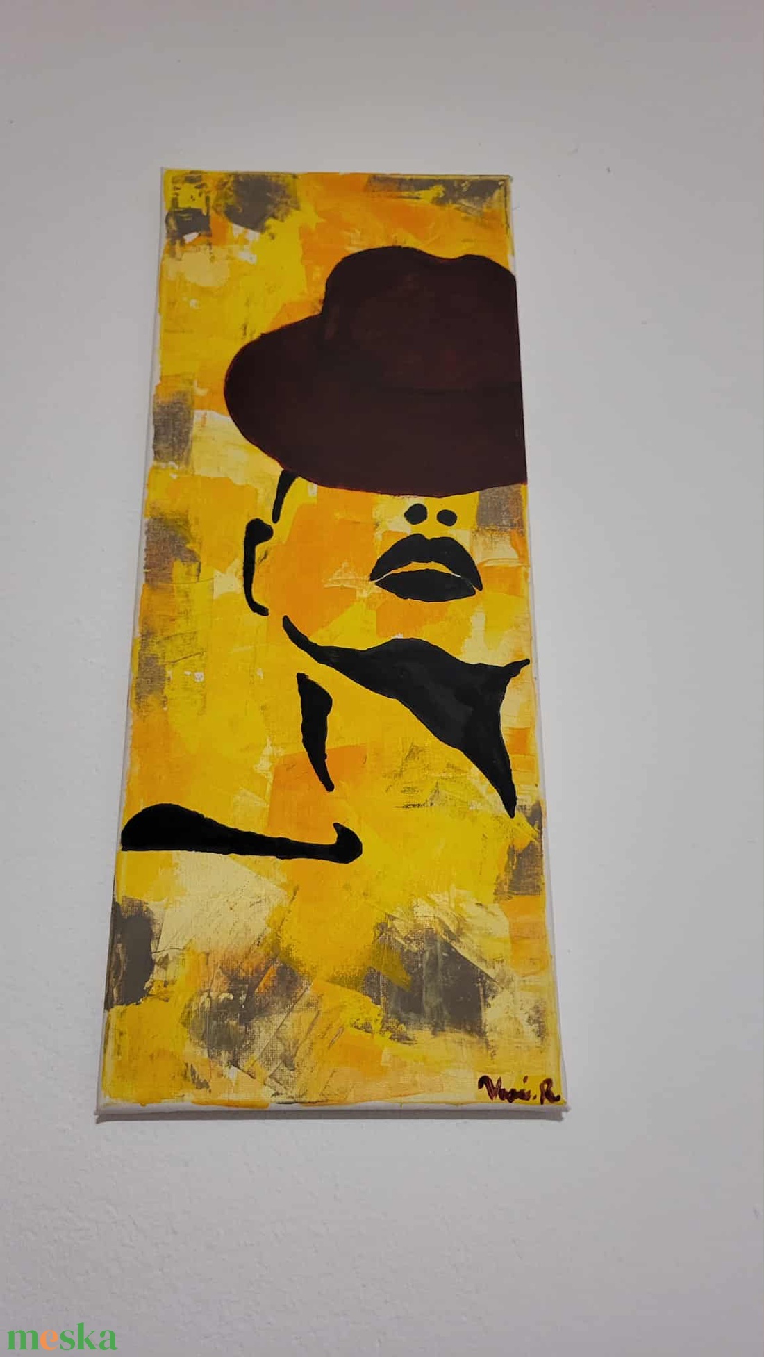 A csend mögött - művészet - festmény - akril - Meska.hu