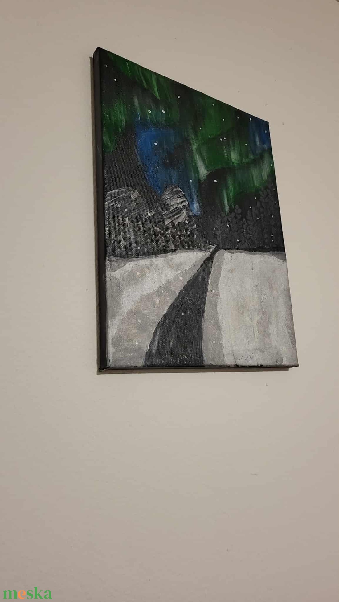 Sarkifény  - művészet - festmény - akril - Meska.hu