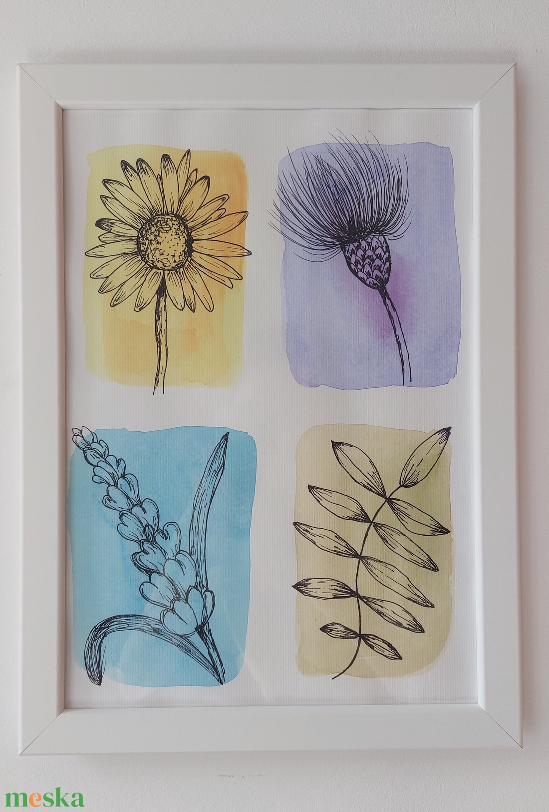 Vad virágok - művészet - grafika & illusztráció - egyéb rajzok - Meska.hu