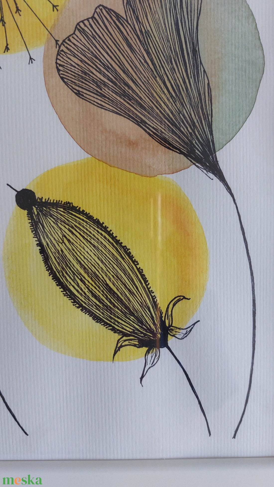 Virágok - művészet - festmény - festmény vegyes technika - Meska.hu