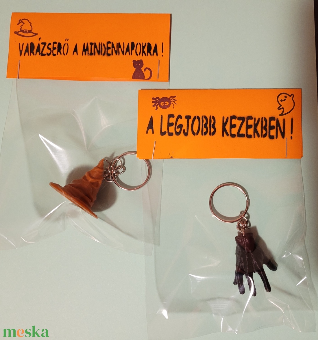 � Varázslatos Halloween kulcstartó kollekció -Válaszd ki a sajátod!   - otthon & életmód - dekoráció - halloween - halloweeni ajtódíszek és ablakdíszek - Meska.hu