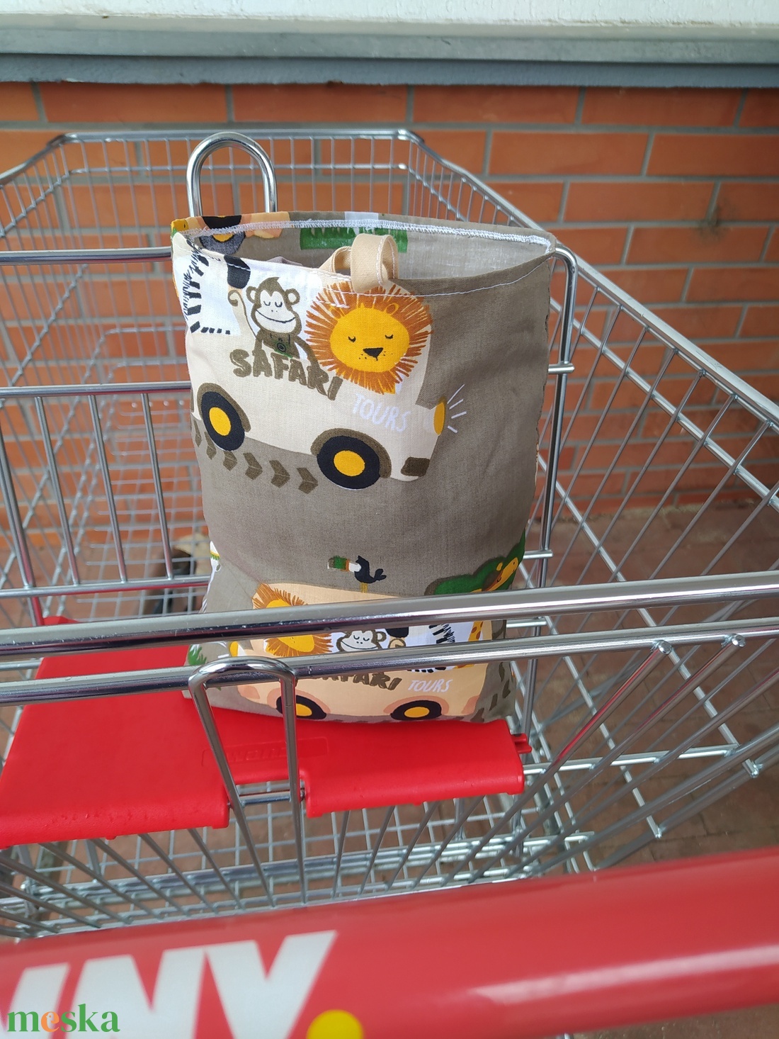 Bevásárlókocsi huzat  Szafari  félig bélelt ( szimpla béléssel)  - játék & sport - Meska.hu