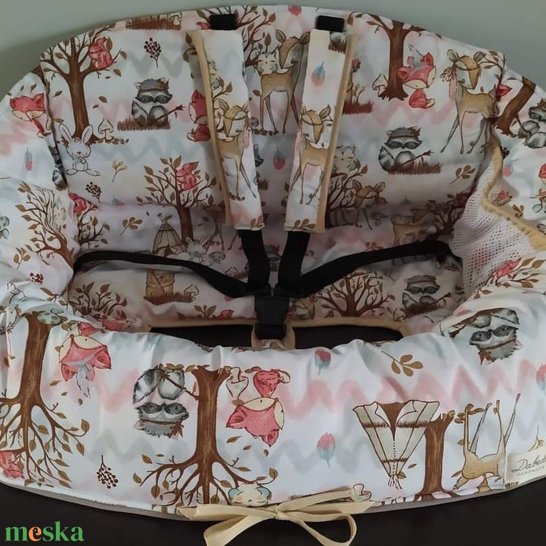 Bevásárlókocsi huzat, Bevásárló kocsi huzat, Bevásárló kocsihuzat, teljesen bélelt, öt ponton záródó biztonsági övvel - játék & sport - Meska.hu