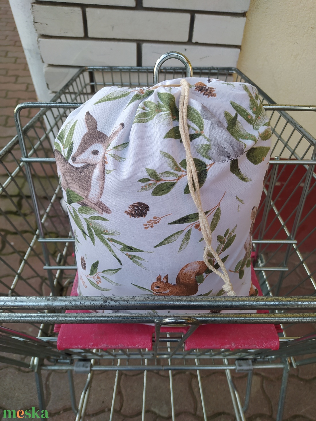 Bevásárlókocsi huzat, Bevásárló kocsi huzat, Bevásárló kocsihuzat, teljesen bélelt - játék & sport - Meska.hu