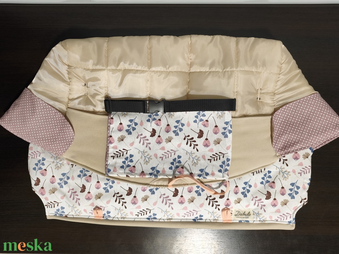 Bevásárlókocsi huzat ,teljesen bélelt, két ponton záródó biztonsági övvel, ajándék tároló zsákkal - baba - mama - utazási kellékek - bevásárlókocsi huzat - Meska.hu