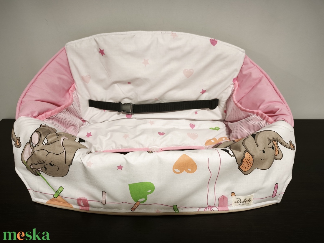 Bevásárlókocsi huzat tároló zsákkal, Bevásárló kocsihuzat, teljesen bélelt, 2 ponton záródó biztonsági övvel  - baba - mama - utazási kellékek - bevásárlókocsi huzat - Meska.hu