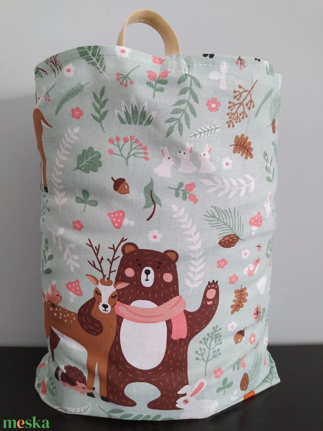 Bevásárlókocsi huzat tároló zsákkal, félig bélelt - baba - mama - utazási kellékek - bevásárlókocsi huzat - Meska.hu