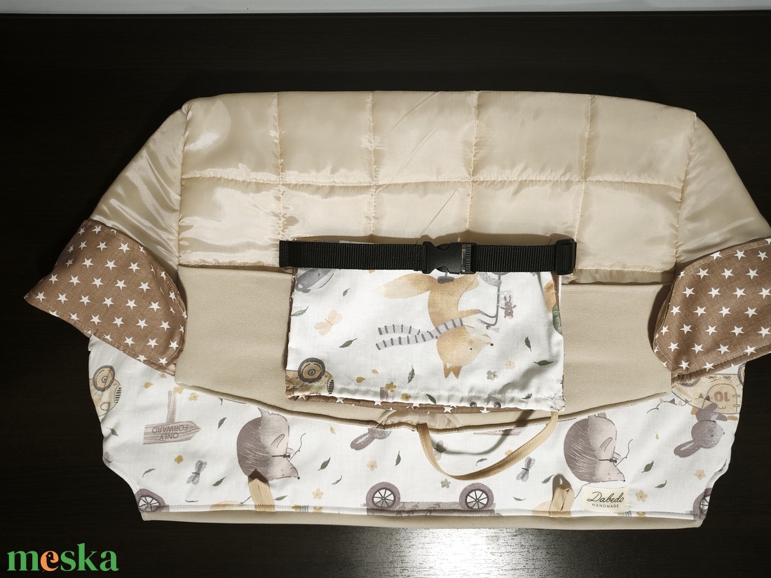 Bevásárlókocsi huzat, teljesen bélelt - baba - mama - utazási kellékek - bevásárlókocsi huzat - Meska.hu