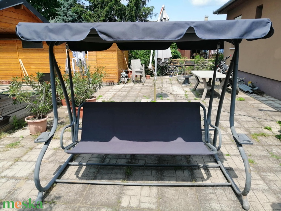 Hintaágy huzat csere ( szivacs nélküli) árnyékolóval együtt - otthon & életmód - ház & kert - kerti bútor - Meska.hu