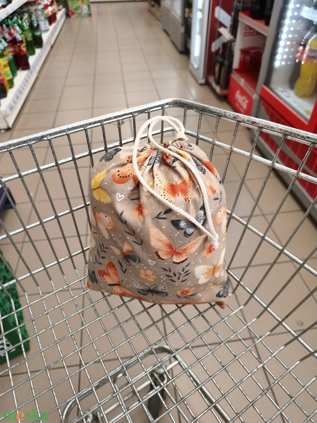 Bevásárlókocsi huzat, teljesen bélelt - baba - mama - utazási kellékek - bevásárlókocsi huzat - Meska.hu