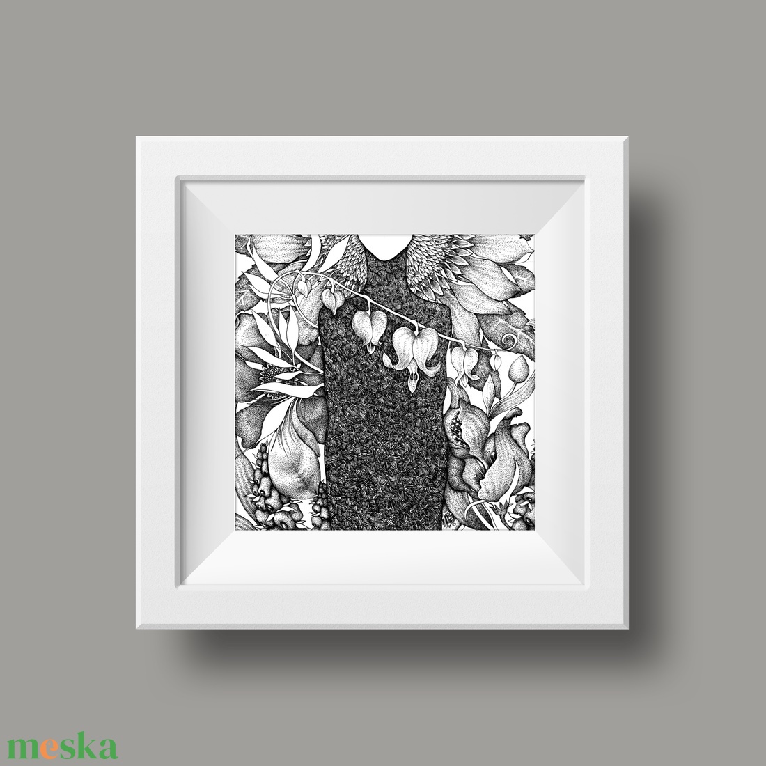 Szívvirág - művészet - grafika & illusztráció - művészi nyomat - Meska.hu Szívvirág - művészet - grafika & illusztráció - művészi nyomat - Meska.hu