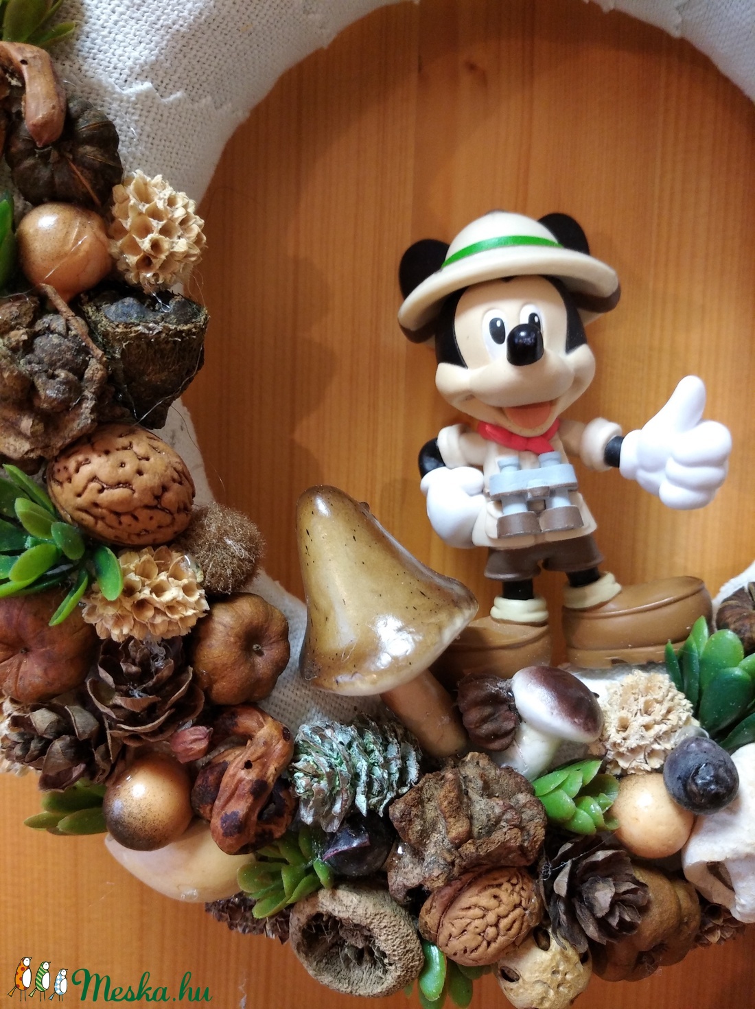 Mickey egeres koszorú - otthon & életmód - dekoráció - Meska.hu Mickey egeres koszorú - otthon & életmód - dekoráció - Meska.hu