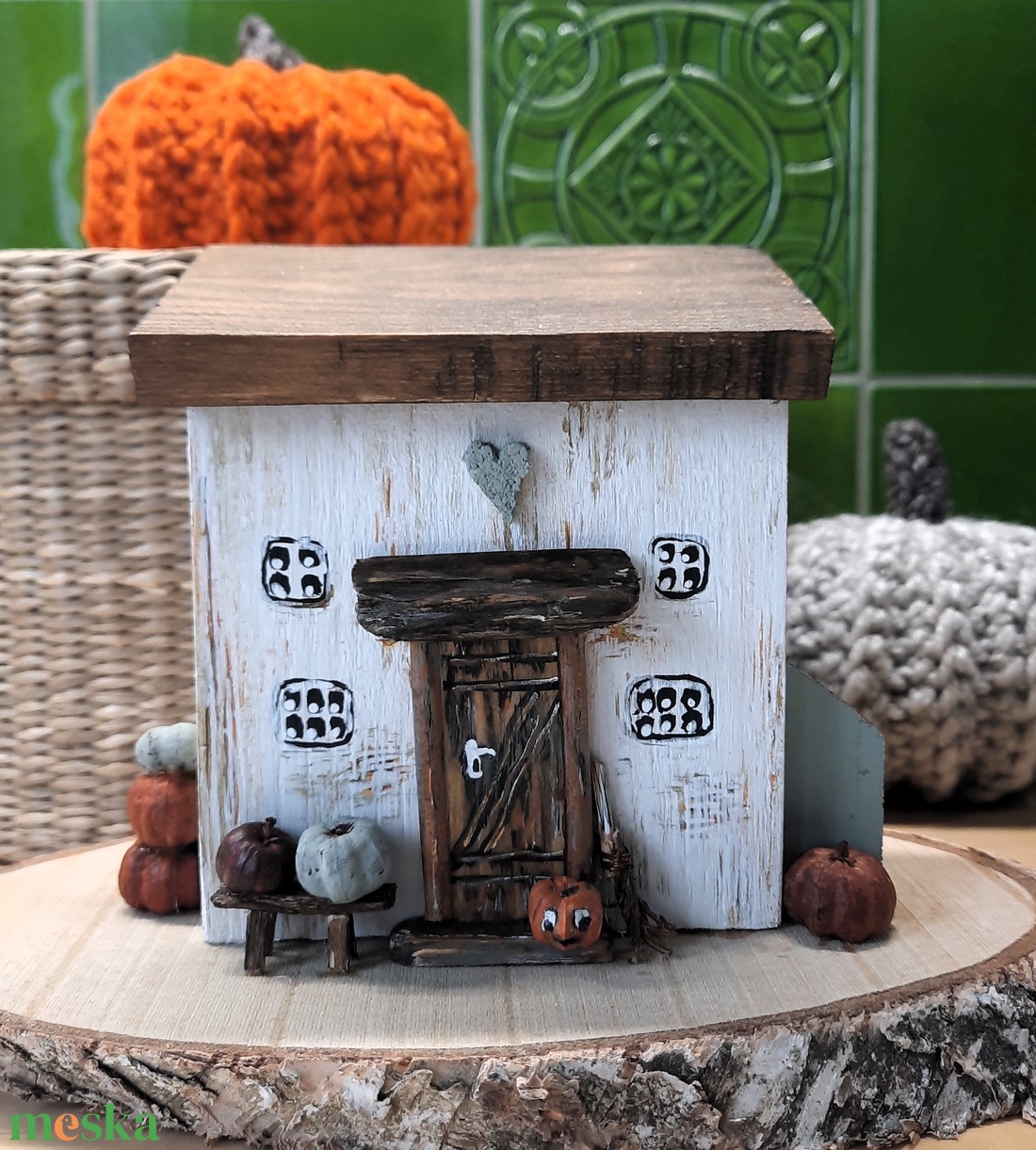 Házikó dekoráció - Őszi hangulat - otthon & életmód - dekoráció - halloween - halloweeni dekoráció - Meska.hu Házikó dekoráció - Őszi hangulat - otthon & életmód - dekoráció - halloween - halloweeni dekoráció - Meska.hu