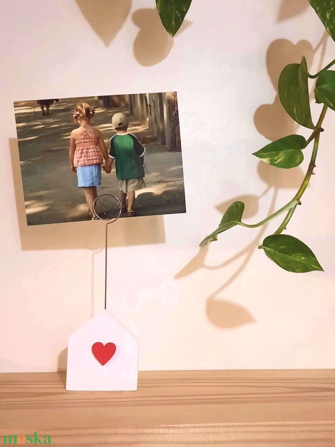Házikó fényképtartó - (nemcsak) Valentin-napra - otthon & életmód - dekoráció - kép & falikép - képkeret - Meska.hu