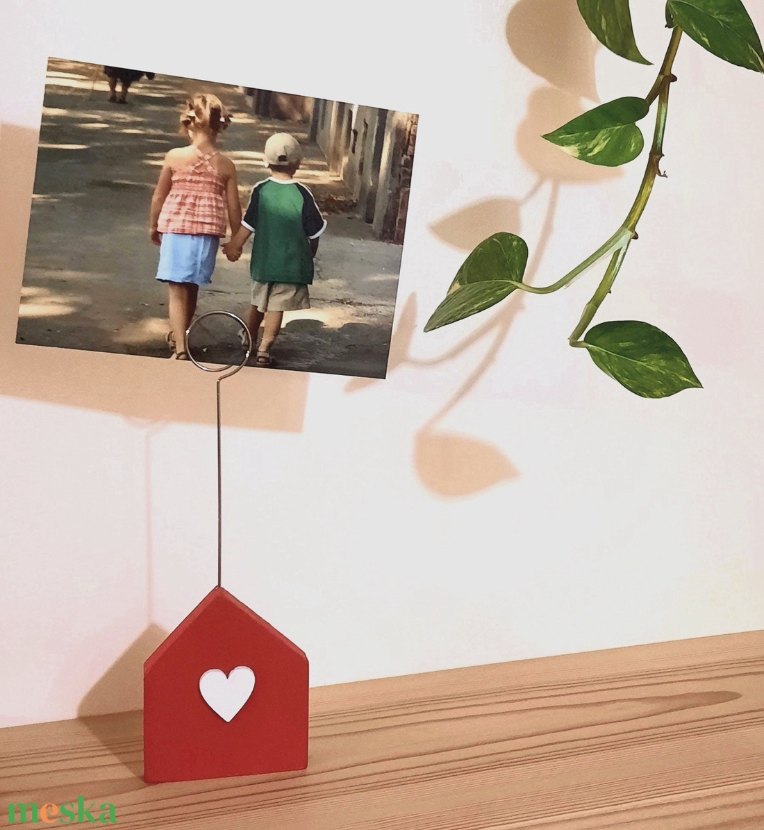 Házikó fényképtartó - (nemcsak) Valentin-napra - otthon & életmód - dekoráció - kép & falikép - képkeret - Meska.hu