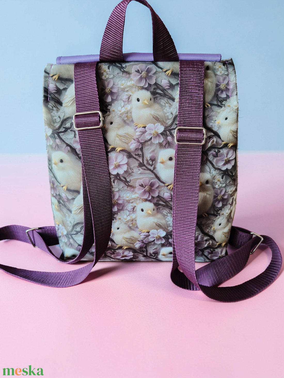 Betty hátizsák madaras  - táska & tok - hátizsák - kishátizsák - Meska.hu