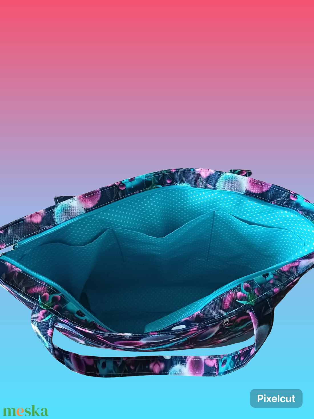 Kalifornia táska (pitypang) - táska & tok - kézitáska & válltáska - alkalmi táska - Meska.hu