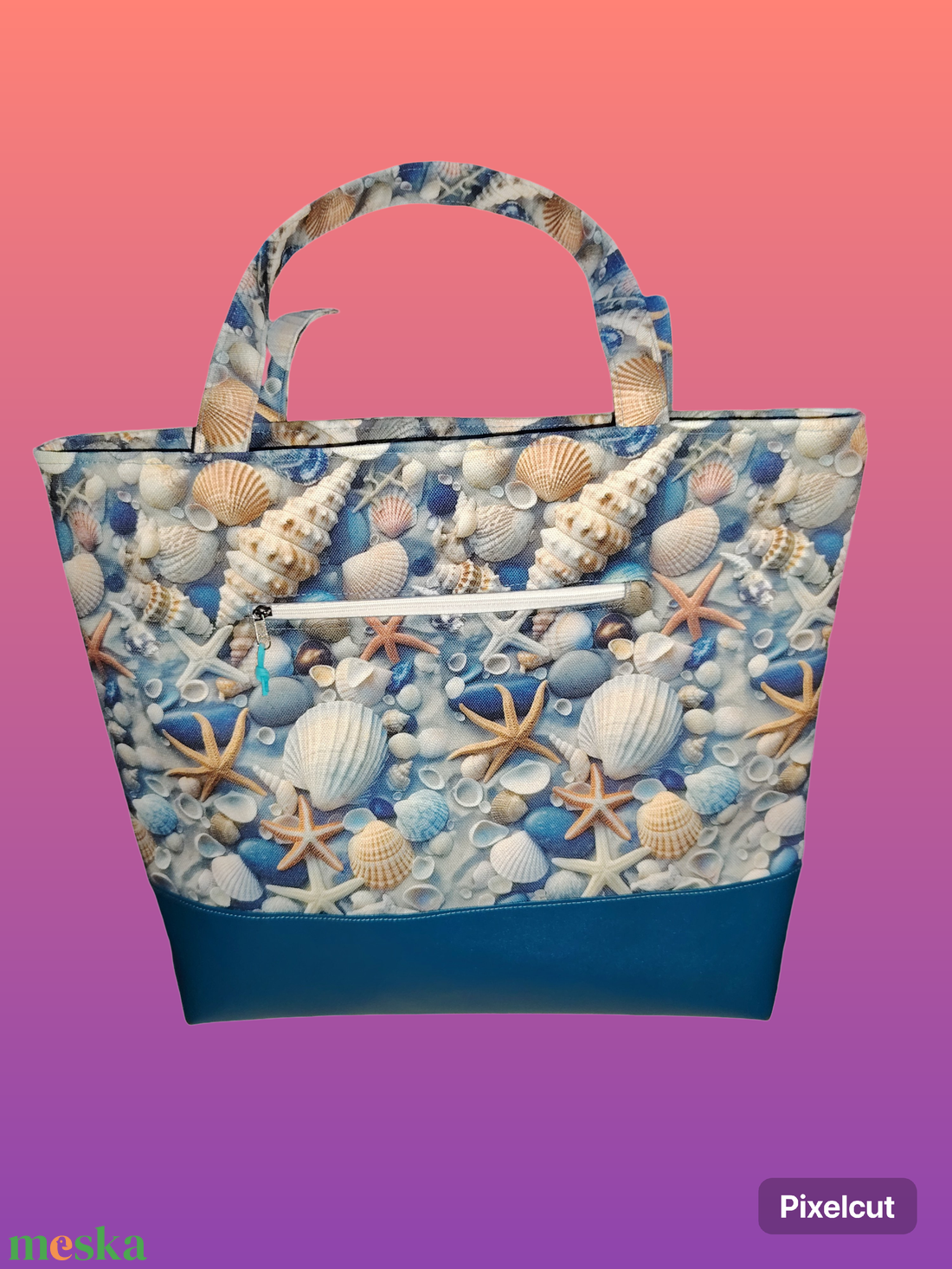 Kalifornia táska (tengerpart) - táska & tok - kézitáska & válltáska - alkalmi táska - Meska.hu