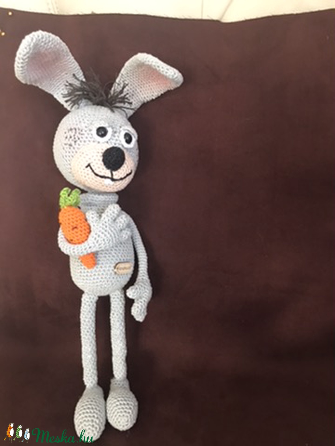 Ugrifüles és barátja Tüskéshátú - játék & sport - plüssállat & játékfigura - nyuszi - Meska.hu