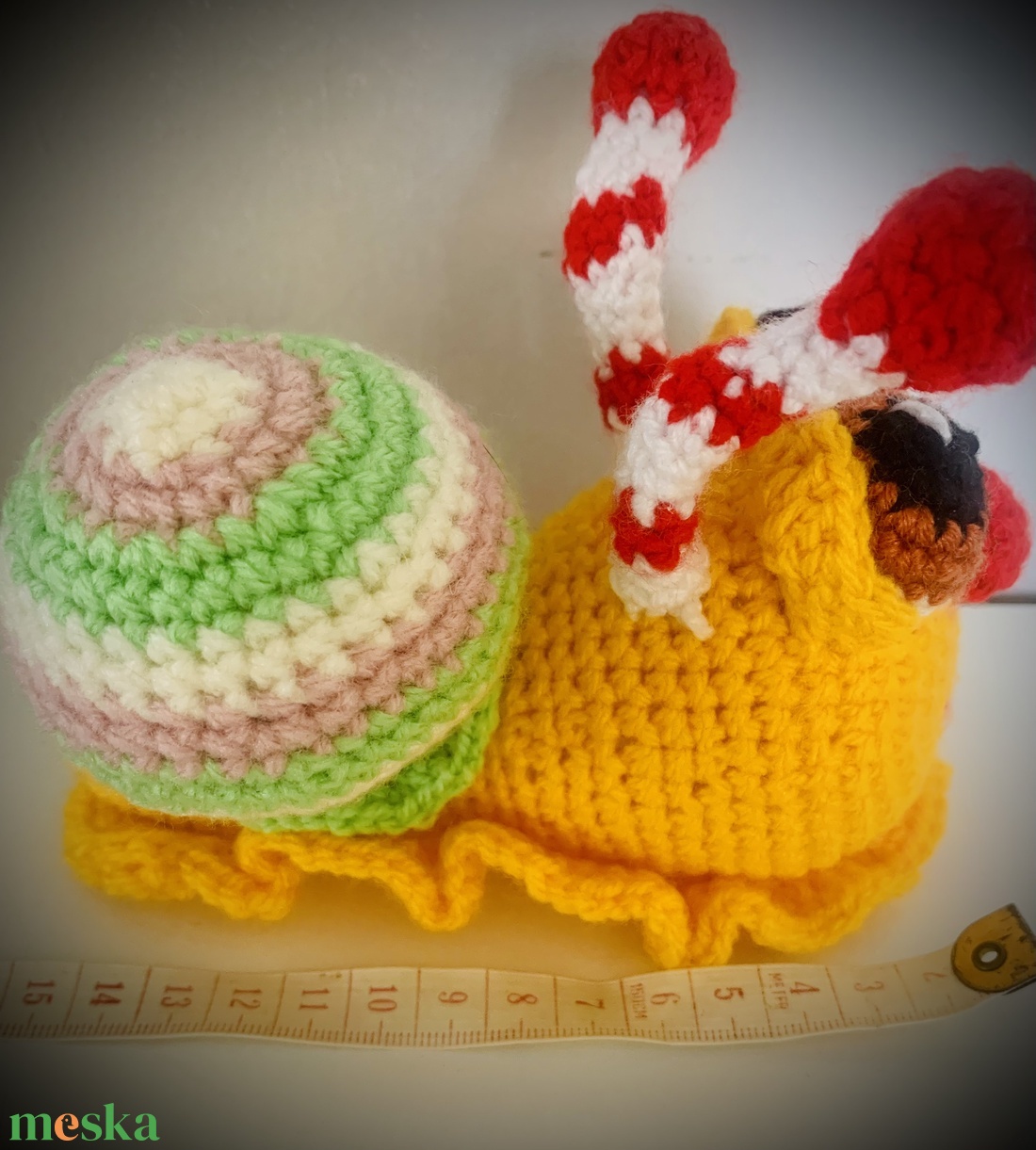 Csiga csigusz. Amigurumi - otthon & életmód - babaszoba, gyerekszoba - gyerek díszpárna - Meska.hu