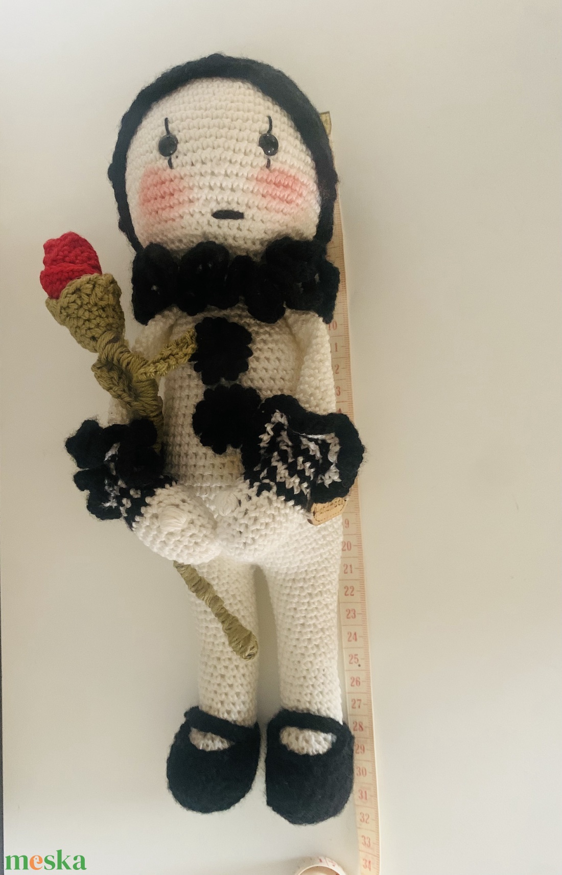 Pierot bohóc amigurumi figura - játék & sport - plüssállat & játékfigura - maci - Meska.hu Pierot bohóc amigurumi figura - játék & sport - plüssállat & játékfigura - maci - Meska.hu