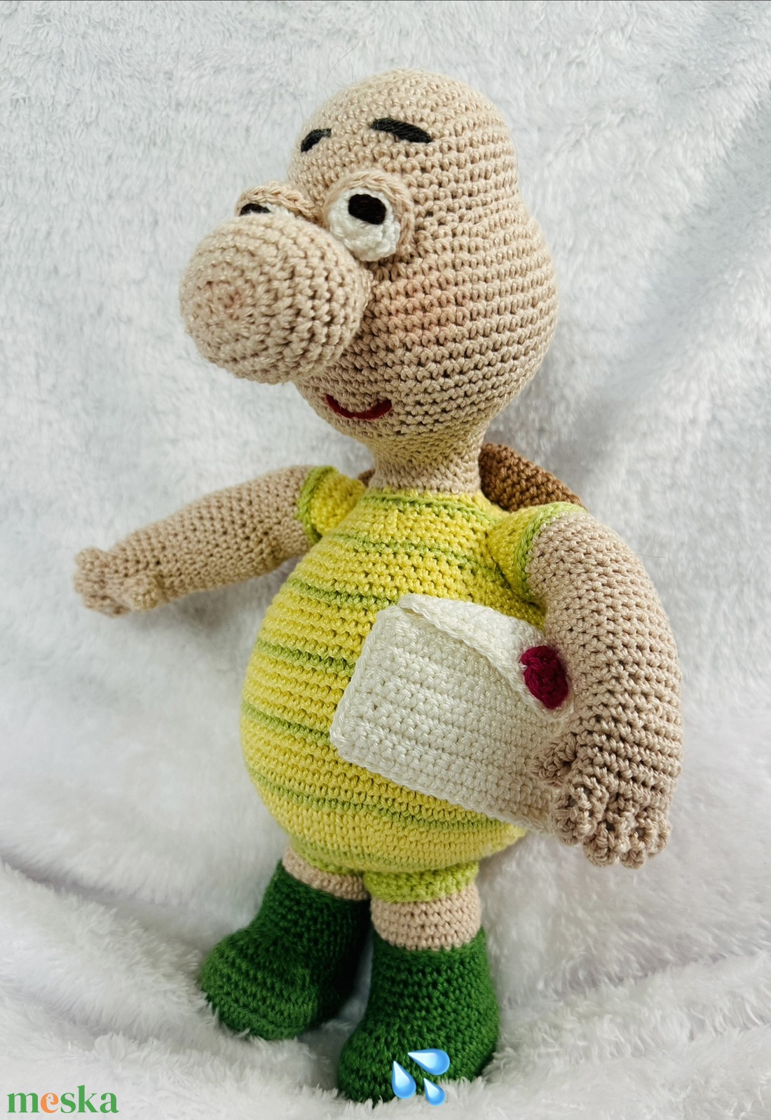 Teknős a küldönc - játék & sport - plüssállat & játékfigura - más figura - Meska.hu