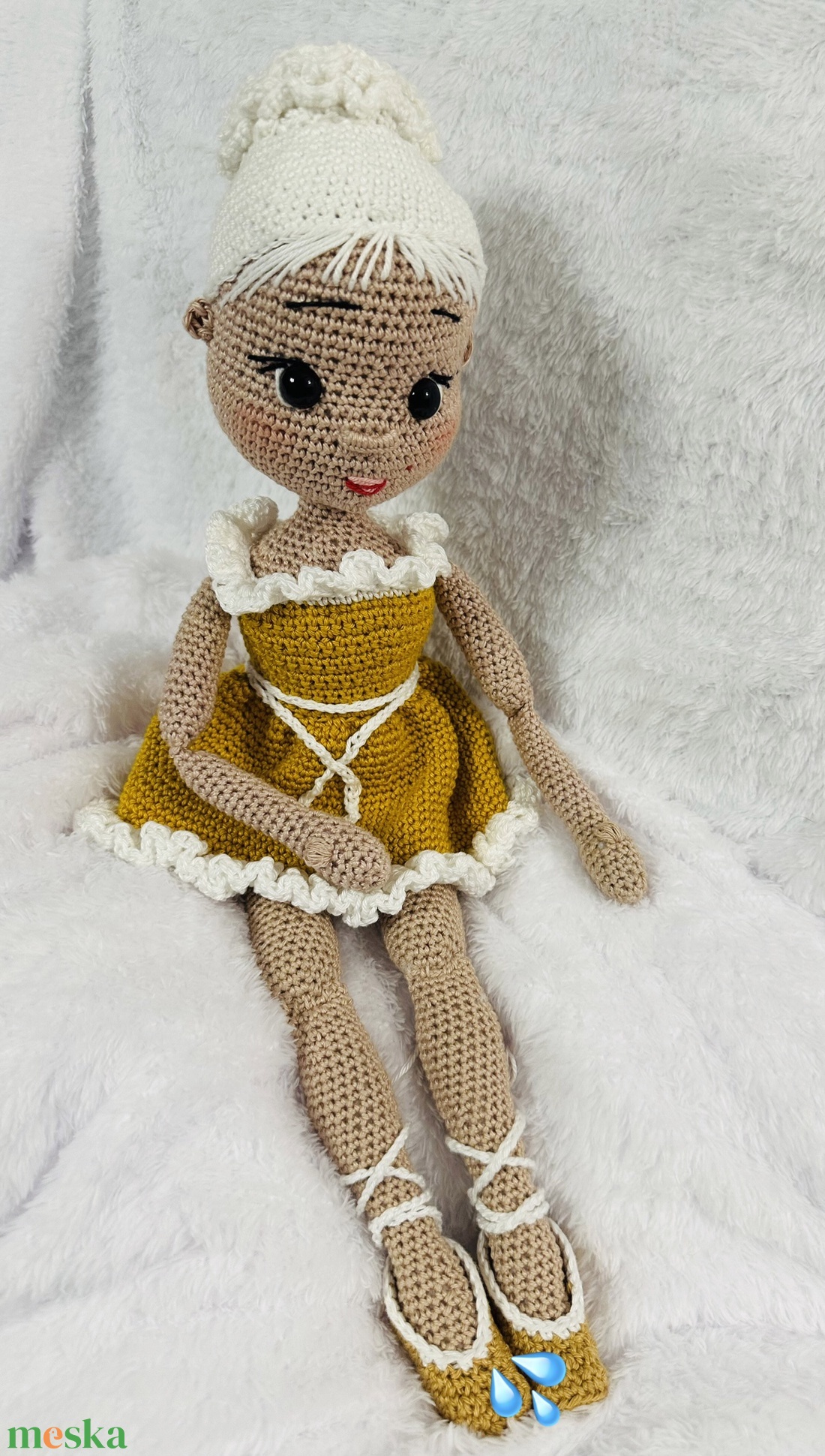 Balerina baba - játék & sport - plüssállat & játékfigura - más figura - Meska.hu