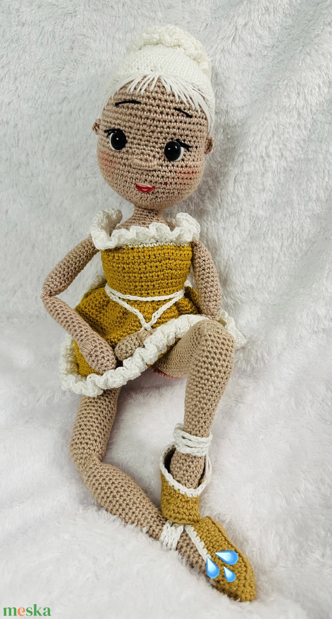 Balerina baba - játék & sport - plüssállat & játékfigura - más figura - Meska.hu