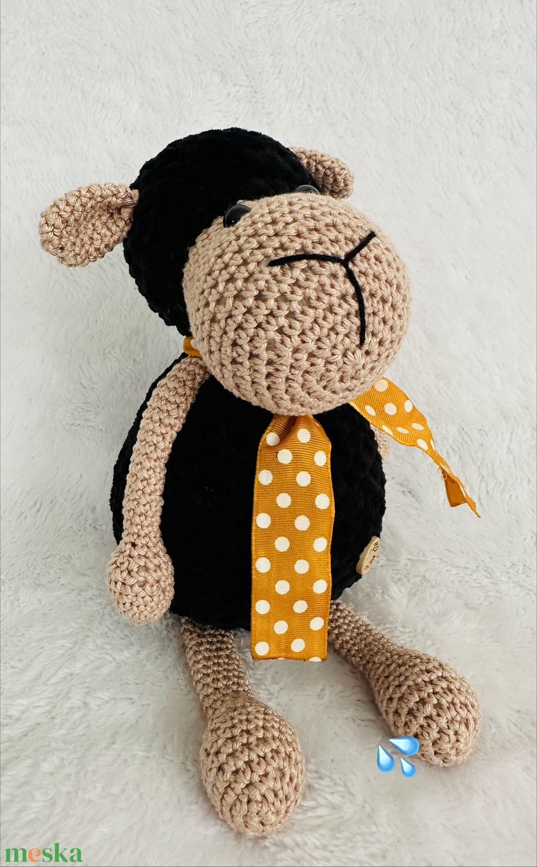 A fekete bárány - játék & sport - plüssállat & játékfigura - róka - Meska.hu