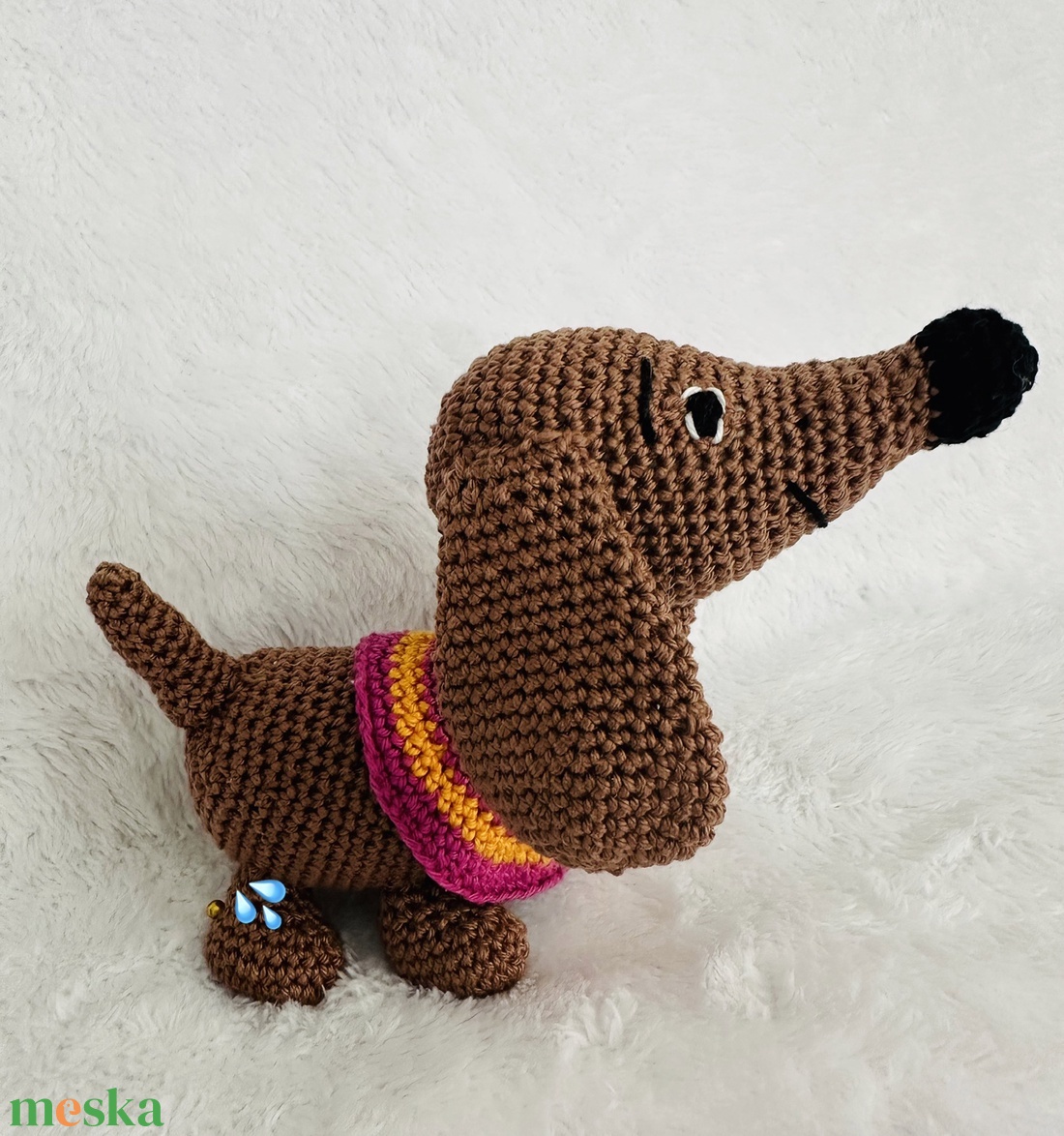 Tacskó kutyus - játék & sport - plüssállat & játékfigura - róka - Meska.hu