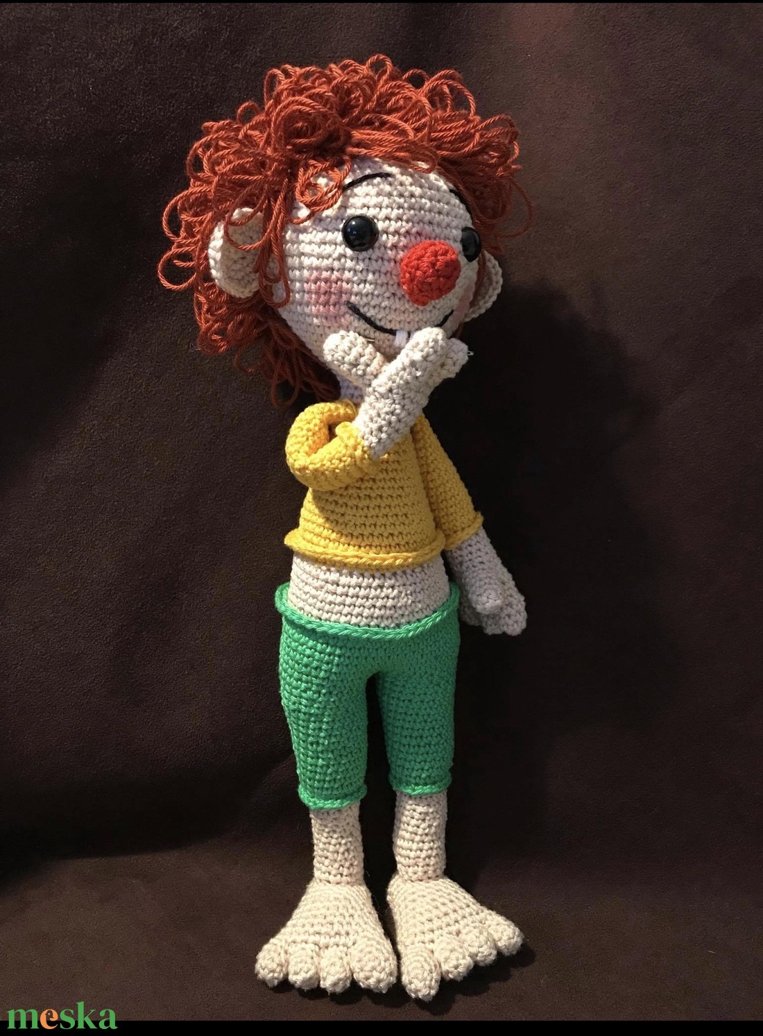 Pumukli - játék & sport - plüssállat & játékfigura - róka - Meska.hu