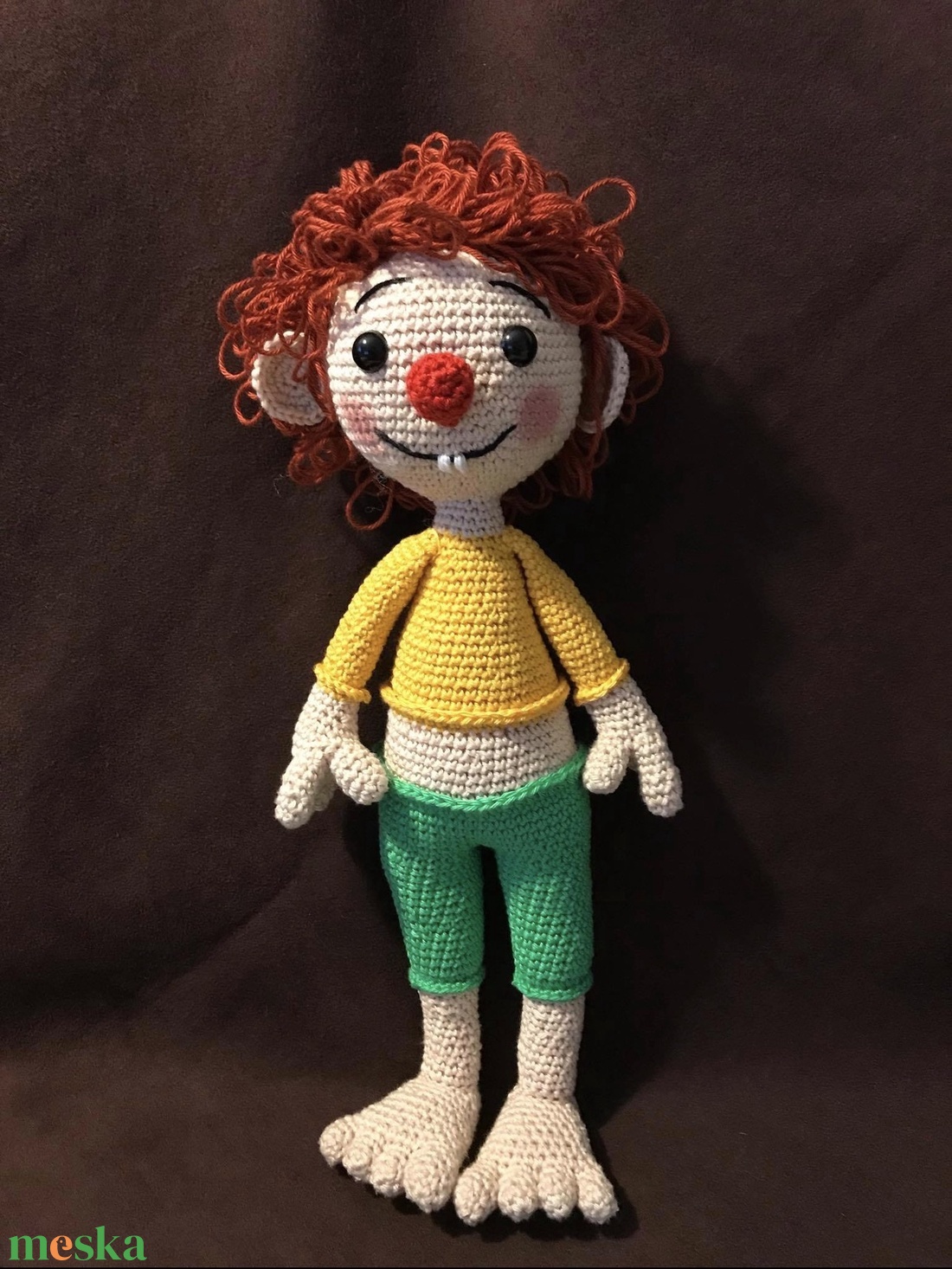 Pumukli - játék & sport - plüssállat & játékfigura - róka - Meska.hu