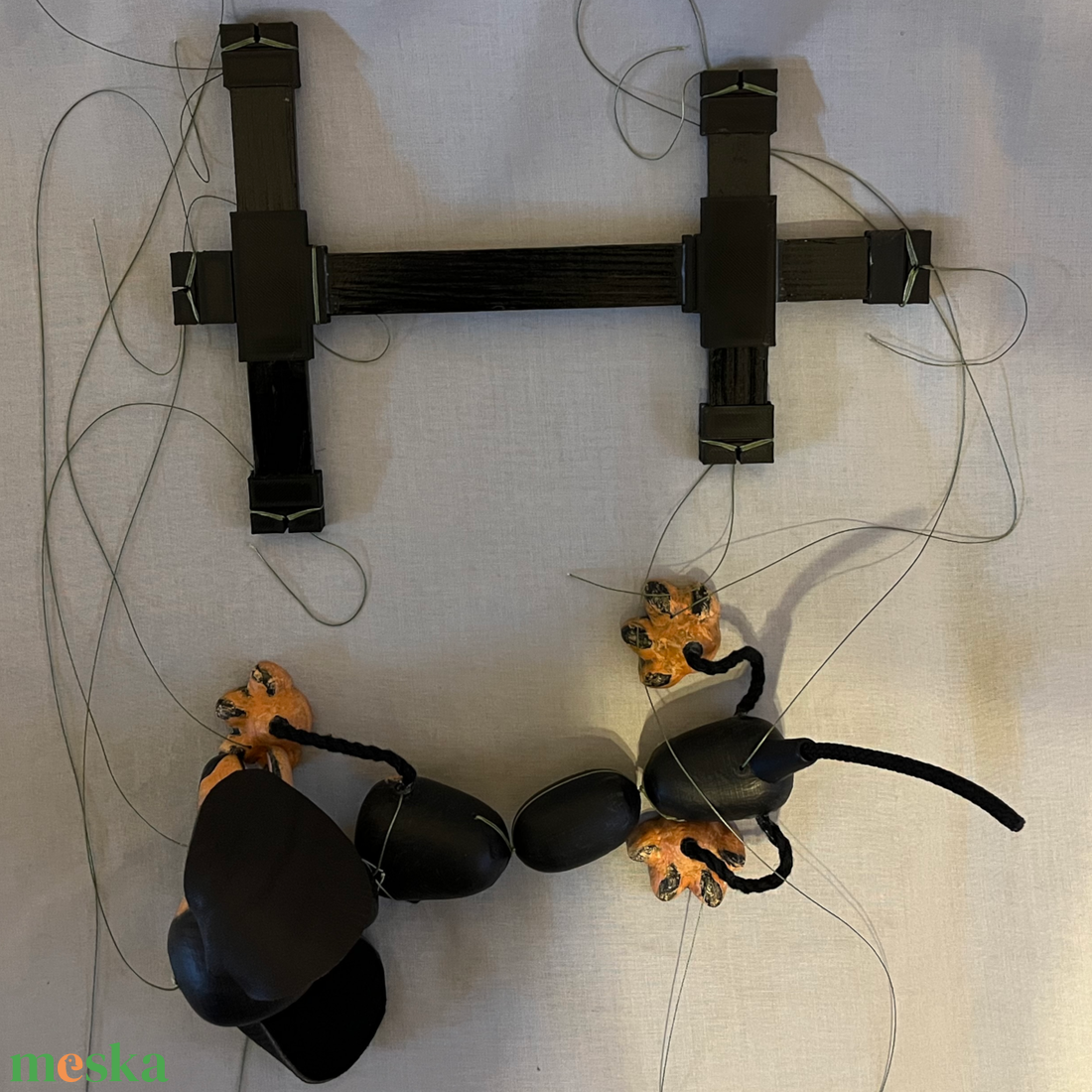 Marionett tacskó kutya - játék & sport - bábok - marionett - Meska.hu