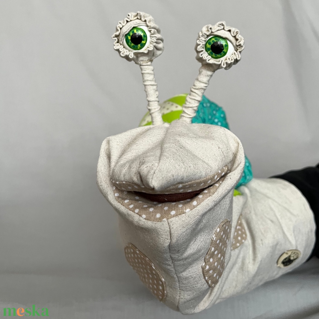 Csodacsiga báb - játék & sport - bábok - kesztyűbáb - Meska.hu