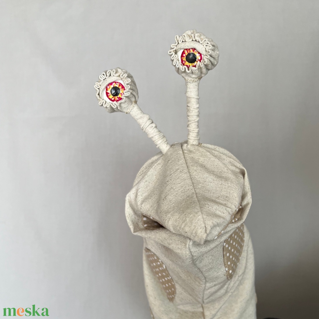 Csodacsiga báb - Piros - játék & sport - bábok - kesztyűbáb - Meska.hu