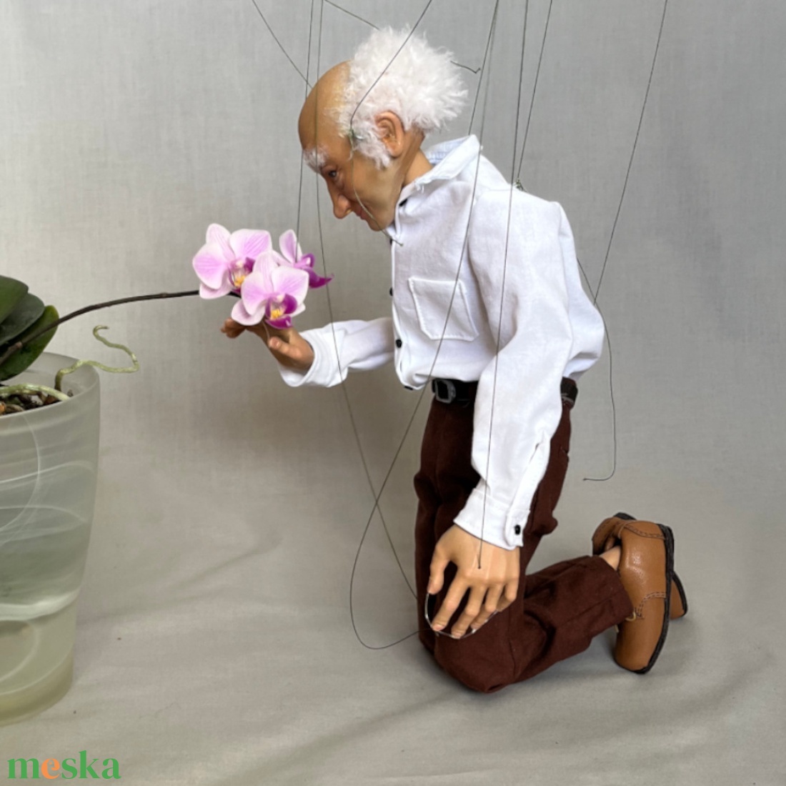 Bob öregúr marionett - játék & sport - bábok - marionett - Meska.hu