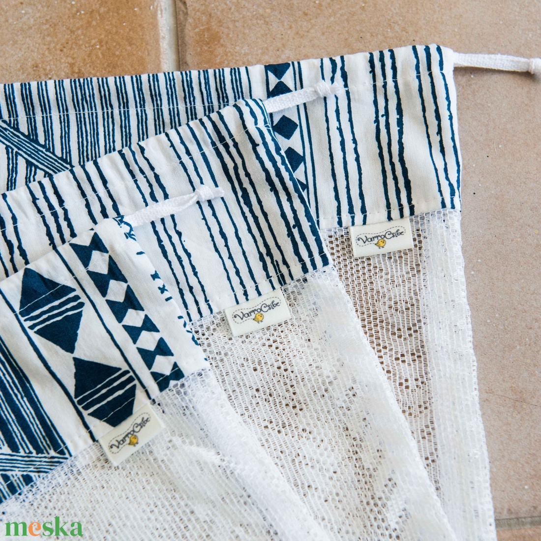 Textil zacskó csomag - S,M,L - Geometrikus - - Meska.hu Textil zacskó csomag - S,M,L - Geometrikus - - Meska.hu
