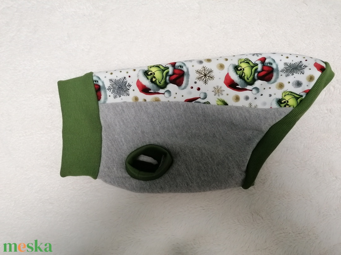 Grincses karácsonyi kutyaruha, kutya pulcsi xs mérettől - otthon & életmód - kisállatoknak - kutyáknak - kutya ruházat - Meska.hu