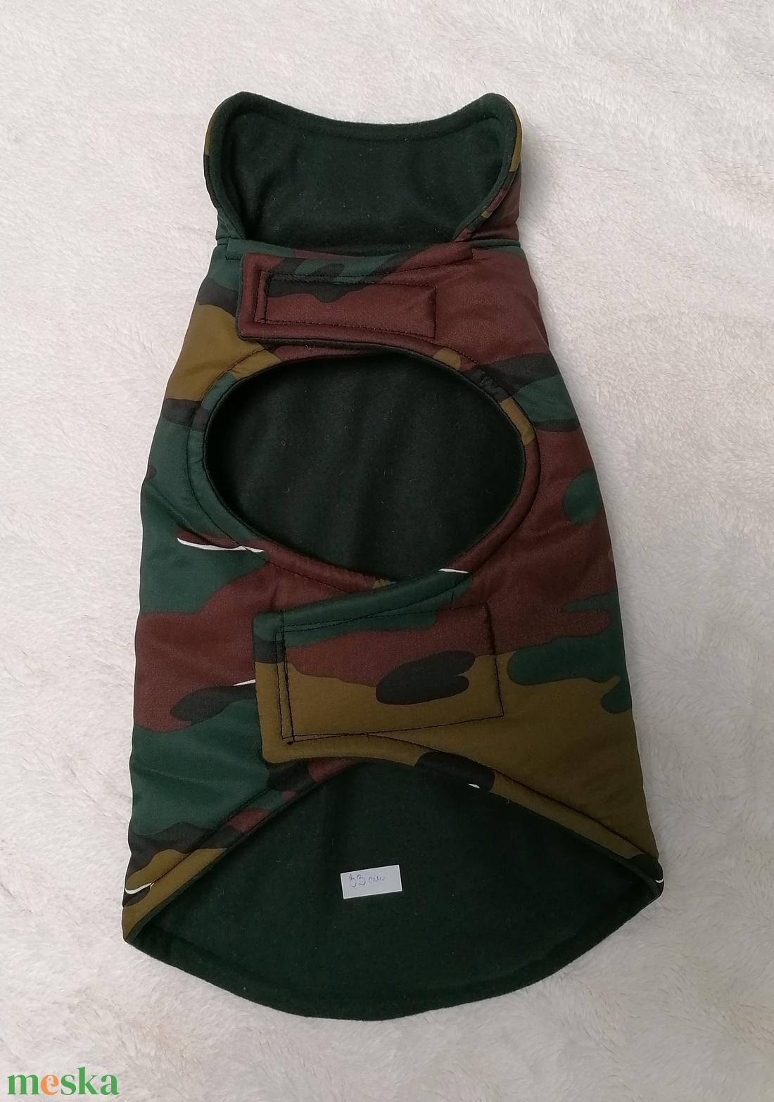 Kutyaruha terepmintás vizlepergetős,bélelt - otthon & életmód - kisállatoknak - kutyáknak - kutya ruházat - Meska.hu