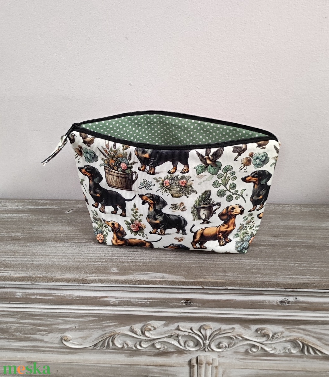 Tacskós cipzáras neszeszer - táska & tok - neszesszer - Meska.hu